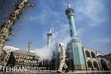عملیات ضدعفونی امامزاده صالح(ع) 24