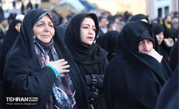 تشییع پیکر شهدای مدافع حرم در شهرک شهید محلاتی 10