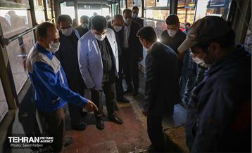 بازدید اعضای شورای شهر از مرکز اورهال سامانه شماره 2 اتوبوسرانی 5