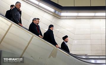 تست گرم بخش میانی خط ۶ مترو تهران 9