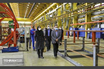 بازدید نمایندگان وزارت کشور از کارخانه واگن سازی تهران 4
