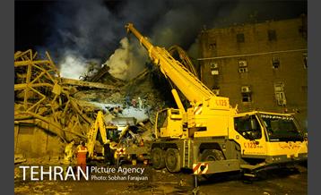 امداد رسانی شبانه در حادثه پلاسکو -2 23