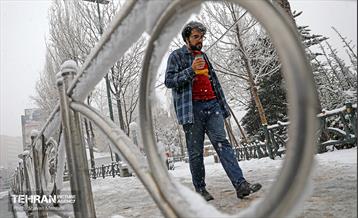 بارش نخستین برف زمستانی در تهران 11