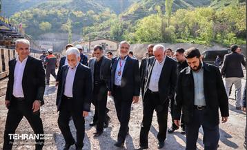 بازدید شهردار و استاندار تهران از سد لار 20