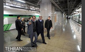 بازدید شهردار تهران از مترو خط 5 11