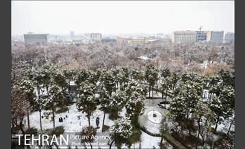 روز برفی تهران در پارک شهر 27