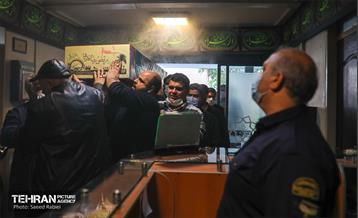 مراسم وداع با شهید سید مرتضی رضا قدیری در حراست شهرداری 25