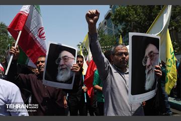راهپیمایی مردمی علیه تهاجم رژیم صهیونیستی به ایران 25