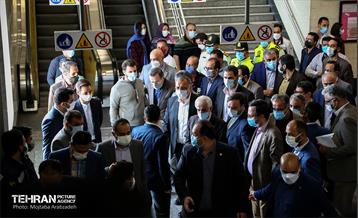 بازدید شهردار تهران از کارگاه ساخت ایستگاه متروی حرم عبدالعظیم 8