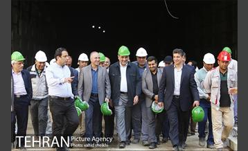 بازدیدشهردار تهران از پروژه های زیرگذر گیشا و استاد معین 29
