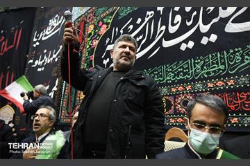 تشییع پیکر شهید گمنام در مسجد حجت(عج) 17