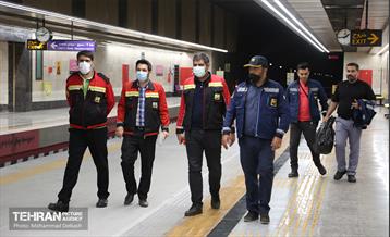 مانور عملیاتی دیریل قطار و تخلیه اضطراری مسافری