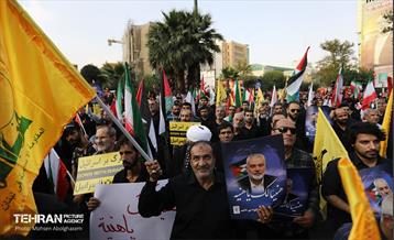 اجتماع مردم تهران در محکومیت جنایت رژیم صهیونیستی 39