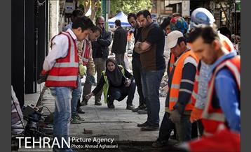 سنگ فرش شدن خیابان پامنار‎  27