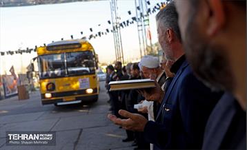 آیین بدرقه کاروان اعزامی اتوبوس های خادم الحسین (ع) 35