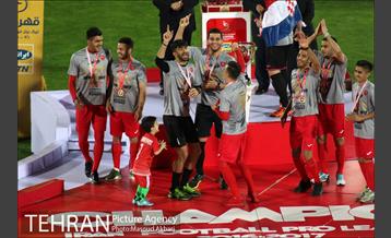 جشن قهرمانی تیم فوتبال پرسپولیس