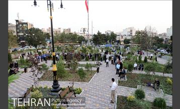 بازپیرایی بوستان قمربنی هاشم(ع)در شب میلاد امام رضا(ع) 10