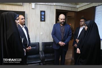 بازدید عضو شورای شهر از مرکز ارتباطات شهرداری تهران 6