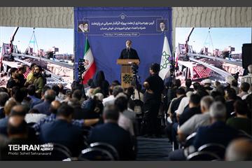 آیین‌ بهره‌برداری از هفت پروژه تاثیرگذار عمرانی