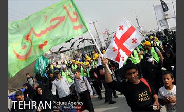 ارائه خدمات نیرو های خادم الحسین (ع) در مرز شلمچه 6