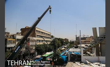 رفع خطر طبقه سوم پاساژ 102 در خیابان امام خمینی(ره)  8