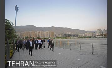 بازدید شهردار بلگراد از دریاچه خلیج فارس و آبشار تهران 4