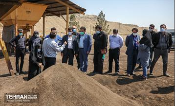 بازدید اعضای شورای شهر از پروژه های سازمان مدیریت پسماند 45