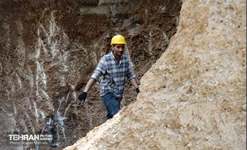 عملیات حفاری خط ۱۰ متروی تهران 45