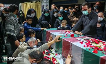 مراسم وداع با شهید سید مرتضی رضا قدیری در حراست شهرداری 37