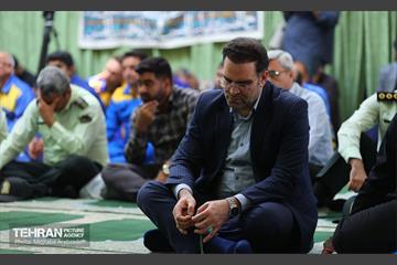 بزرگداشت شهدای حادثه ریزش ساختمان منطقه ۱۹ 12