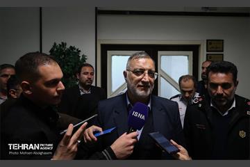 بازدید شهردار تهران از ستاد فرماندهی عملیات آتش نشانی 3