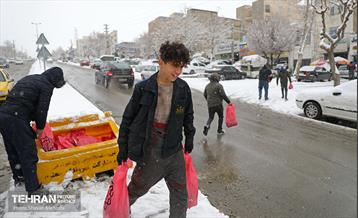 عملیات برف‌روبی در پایتخت 27