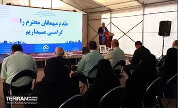 آیین کلنگ زنی ساخت سومین کلانتری منطقه هشت