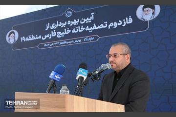 آیین بهره برداری از فاز دوم تصفیه خانه خلیج فارس منطقه ۱۹  25