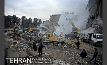 هشتمین روز آواربرداری ساختمان پلاسکو-2 11