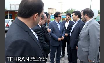 بازدید دکتر حسینی مکارم سرپرست شهرداری تهران از دبیرستان همت 1