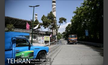 آماده سازی دانشگاه تهران برای نماز جمعه 19