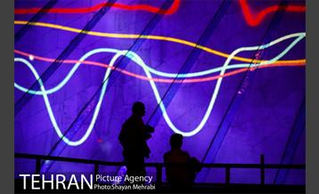 اجرای نورپردازی سه بعدی به مناسبت آغاز هفته سلامت 21