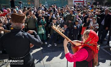 اجرای کارناوال نوروزی لبخند بهار در بازار تهران  38