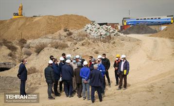 بازدید مدیرعامل مترو از پایانه آزادگان 8