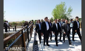 افتتاح باغ هنر اراضی عباس آباد با حضور شهردار تهران 19