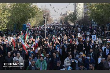 راهپیمایی محکومیت اقدامات تروریستی آمریکا و رژیم صهیونیستی علیه ملت ایران 36