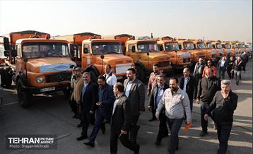 رزمایش زمستانه مشترک شهرداری تهران و پلیس راهور 12