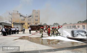بازدید نمایندگان مجلس از مرکز آموزش بین‌المللی آتش‌نشانی 18