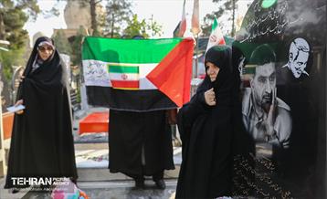 حال و هوای مزار شهید حسن طهرانی‌مقدم 2