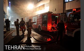 آتش سوزی در ساختمان برق حرارتی 26