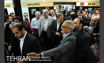 بازدید معاون اول رئیس جمهور به همراه شهردار تهران از مترو تهران 17