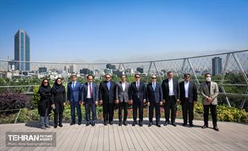 بازدید وزیر فرهنگ جمهوری آذربایجان از اراضی عباس آباد 9