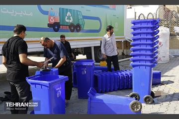 خدمات نیروهای پاکبان شهر تهران در اربعین حسینی 45