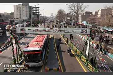 خدمات شهرداری تهران در پایان راهپیمایی ۲۲ بهمن - ۱ 18